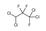 1,1,3,3-tetrachloro-1,2,2-trifluoropropane Structure