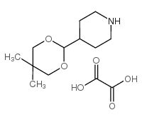4-(5,5-二甲基-1,3-二噁烷)哌啶草酸盐结构式