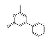 6-methyl-4-phenylpyran-2-one结构式