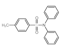 Benzenesulfonamide,4-methyl-N,N-diphenyl- Structure