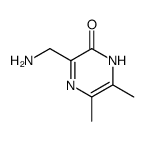2(1H)-Pyrazinone, 3-(aminomethyl)-5,6-dimethyl- (9CI)结构式