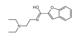 N-[2-(Diethylamino)ethyl]-2-benzofurancarboxamide Structure