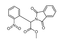 2H-Isoindole-2-acetic acid, 1,3-dihydro-a-(2-nitrophenyl)-1,3-dioxo-, Methyl ester结构式