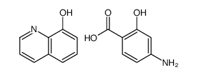 4-aminosalicylic acid oxine Structure