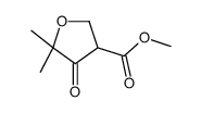 methyl 5,5-dimethyl-4-oxooxolane-3-carboxylate结构式