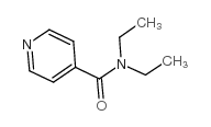 N,N-二乙基异烟酰胺结构式