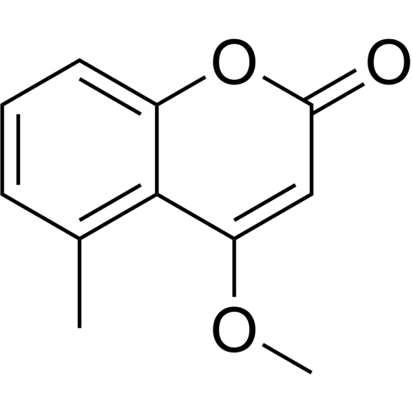 4-methoxy-5-methylchromen-2-one结构式