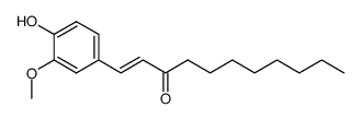 1-(4-hydroxy-3-methoxy-phenyl)-undec-1-en-3-one Structure