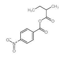2-methylbutanoyl 4-nitrobenzoate结构式