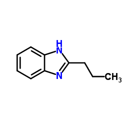 2-丙基苯并咪唑结构式