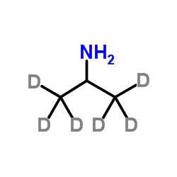 异丙胺-D6结构式