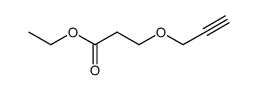 3-(2-Propynyloxy)propanoic acid ethyl ester结构式