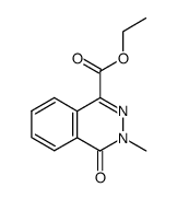 3-methyl-4-oxo-3,4-dihydro-phthalazine-1-carboxylic acid ethyl ester结构式