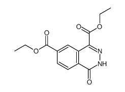 4,6-bis(ethoxycarbonyl)-1(2H)-phthalazinone结构式