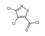 3,4-dichloro-isothiazole-5-carbonyl chloride结构式