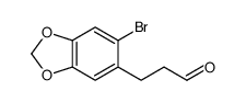 3-(6-BROMO-BENZO[1,3]DIOXOL-5-YL)-PROPIONALDEHYDE structure