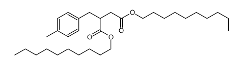 didecyl 2-[(4-methylphenyl)methyl]butanedioate Structure