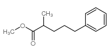 2-甲基-5-苯基戊酸甲酯结构式