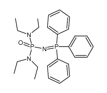 Triphenylphosphine(tetraethyldiamidophosphoryl)imine Structure
