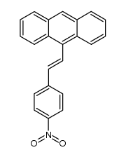 Ethene, 1-(anthracen-9-yl)-2-(4-nitrophenyl)-, (E)- Structure