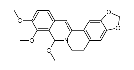 7,8-dihydro-8-methoxyberberine Structure
