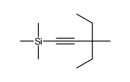 3-Ethyl-3-methyl-1-trimethylsilyl-1-pentyne结构式