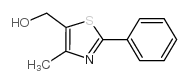 (4-甲基-2-苯基-1,3-噻唑-5-基)甲醇结构式
