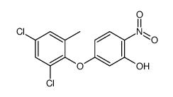 5-(2,4-dichloro-6-methylphenoxy)-2-nitrophenol Structure