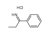 propiophenone-imine, hydrochloride Structure