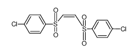 (Z)-1,2-bis(4-chlorophenylsulphonyl)ethylene结构式
