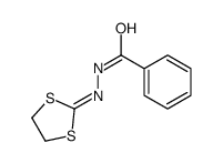 2-benzoylhydrazono-1,3-dithiolane Structure