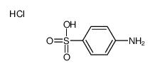 4-aminobenzenesulfonic acid,hydrochloride Structure
