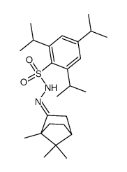 camphor trisylhydrazone Structure