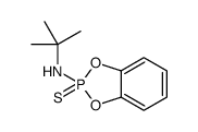 N-tert-butyl-2-sulfanylidene-1,3,2λ5-benzodioxaphosphol-2-amine Structure