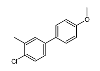 1-chloro-4-(4-methoxyphenyl)-2-methylbenzene结构式
