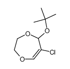 5-tert-butoxy-6-chloro-2,3-dihydro-5H-[1,4]dioxepine Structure
