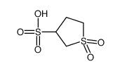 1,1-dioxothiolane-3-sulfonic acid结构式