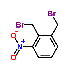 1,2-双(溴甲基)-3-硝基苯结构式