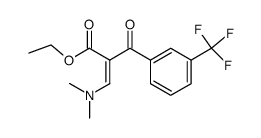 2-(3-trifluoromethylbenzoyl)-3-dimethylamino-acrylic acid ethyl ester结构式