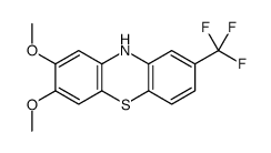 2,3-dimethoxy-8-(trifluoromethyl)-10H-phenothiazine结构式