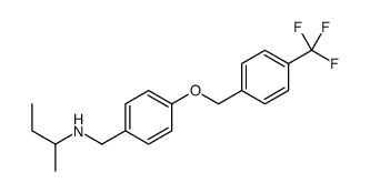 Benzenemethanamine, N-(1-methylpropyl)-4-4-(trifluoromethyl)phenylmethoxy-结构式