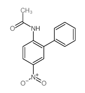 N-(4-nitro-2-phenyl-phenyl)acetamide结构式