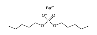 barium tetrapentyl bis(phosphate) Structure