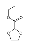 1,3-二氧戊环-2-羧酸乙酯结构式