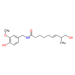 17-Hydroxy Capsaicin Structure