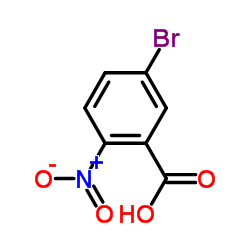5-溴-2-硝基-苯甲酸结构式