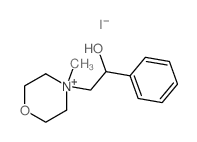 Morpholinium,4-(2-hydroxy-2-phenylethyl)-4-methyl-, iodide (1:1) picture