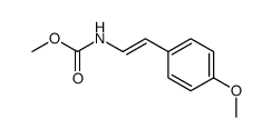 (4-methoxy-styryl)-carbamic acid methyl ester Structure