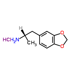 (2S)-1-(1,3-benzodioxol-5-yl)propan-2-amine,hydrochloride结构式