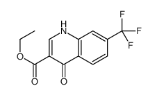 4-氧代-7-(三氟甲基)-1,4-二氢喹啉-3-羧酸乙酯结构式